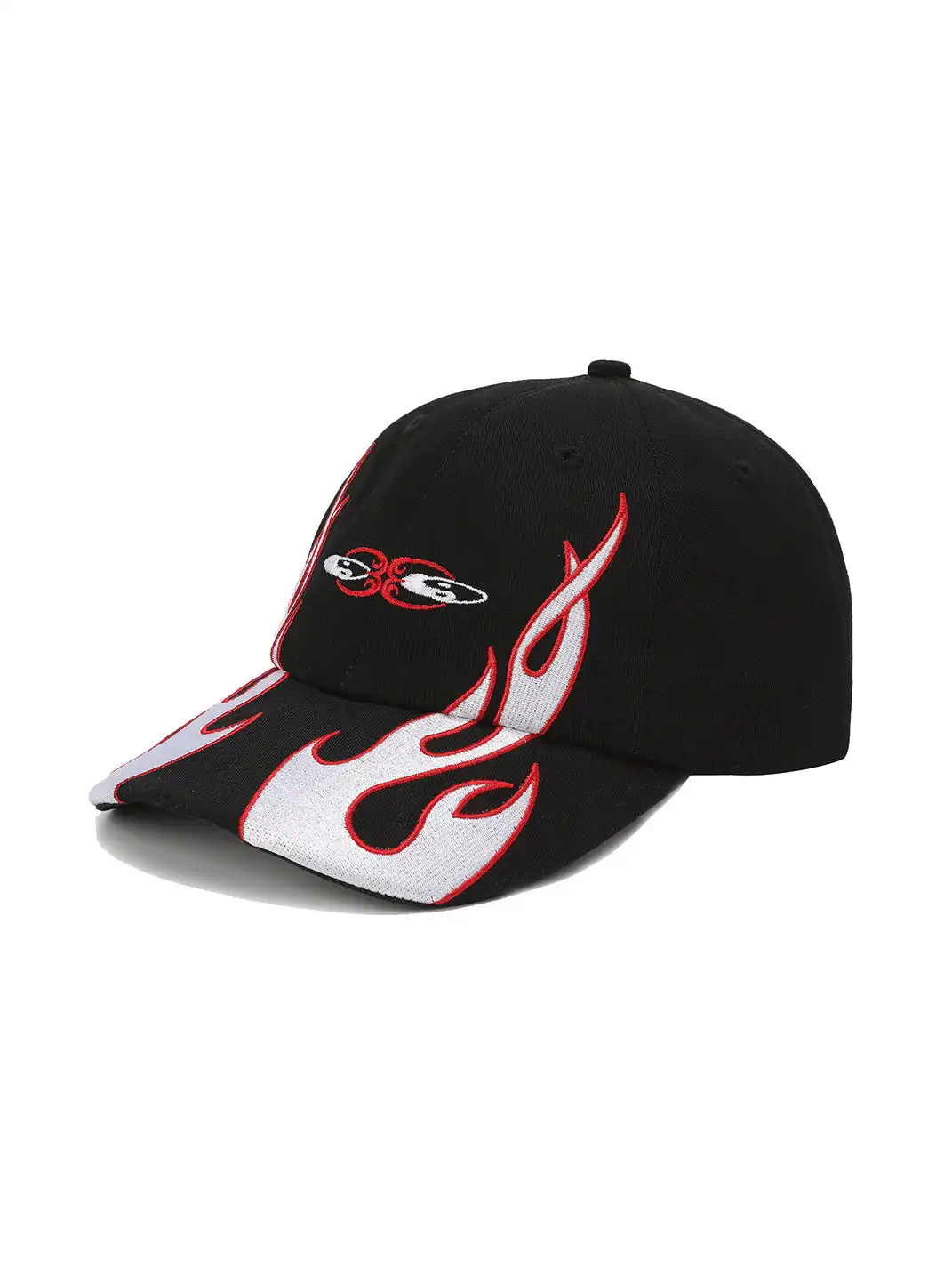 CYCYCY | Punk Flame Motorcycle Embroidered Baseball Cap