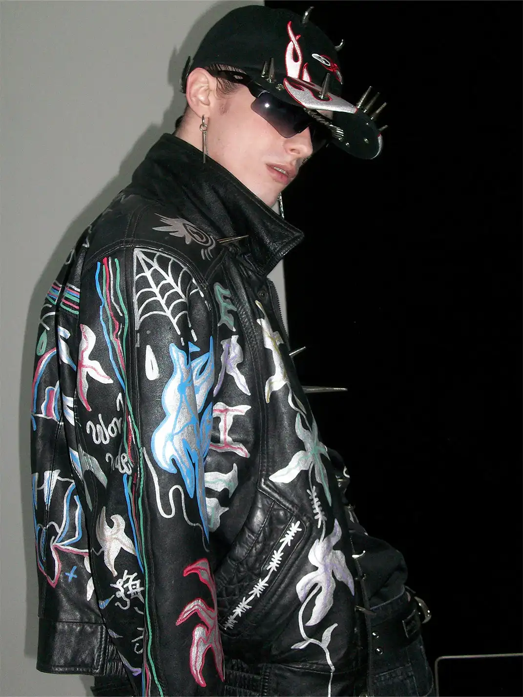 CYCYCY | Punk Flame Motorcycle Embroidered Baseball Cap