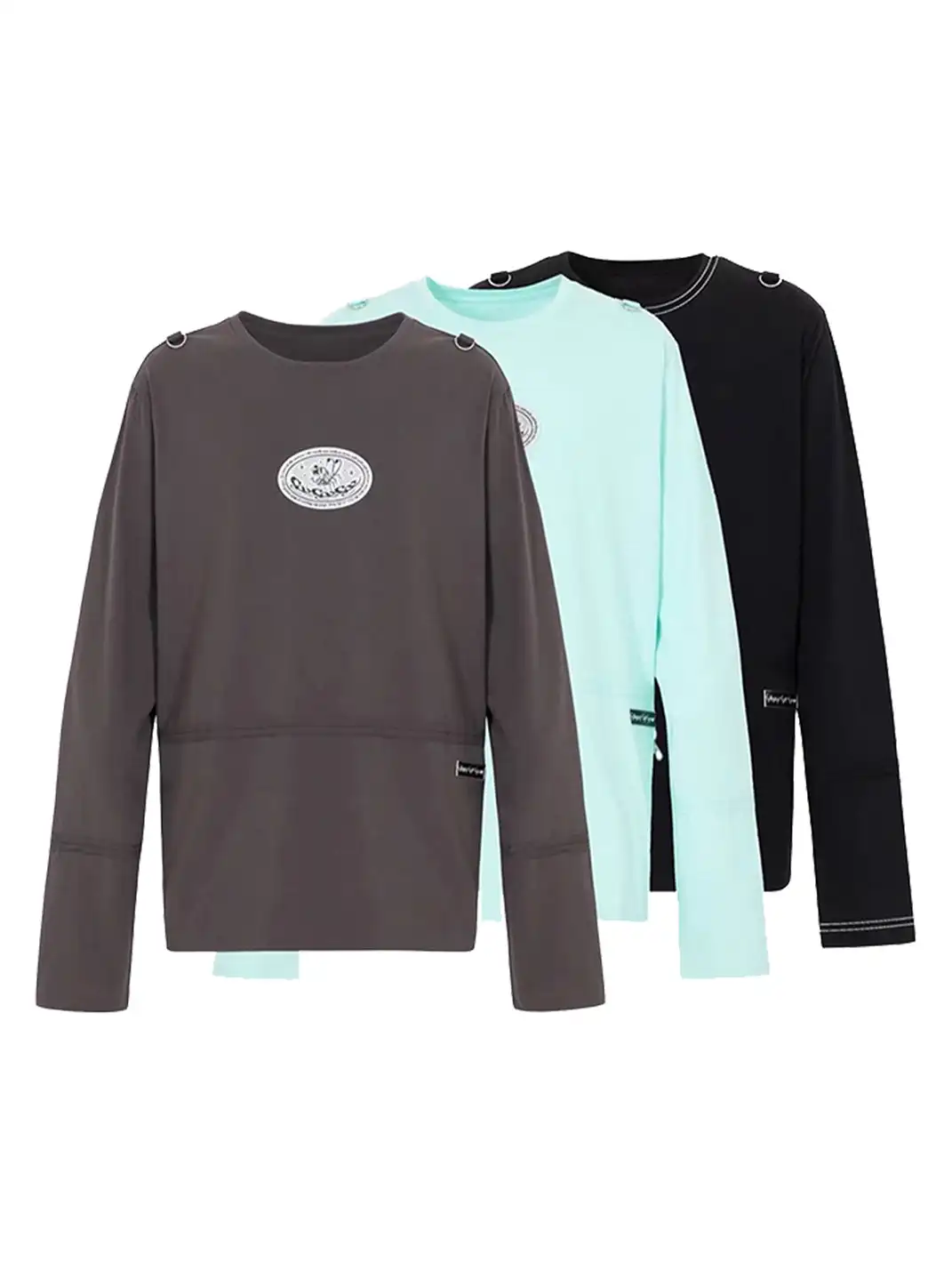 CYCYCY | Deconstructed Patchwork Reflective Long-Sleeved Shirt