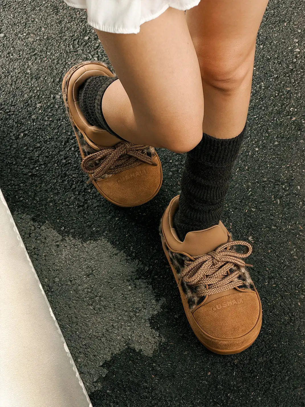 GSL | Platform Leopard Print Chunky Shoes