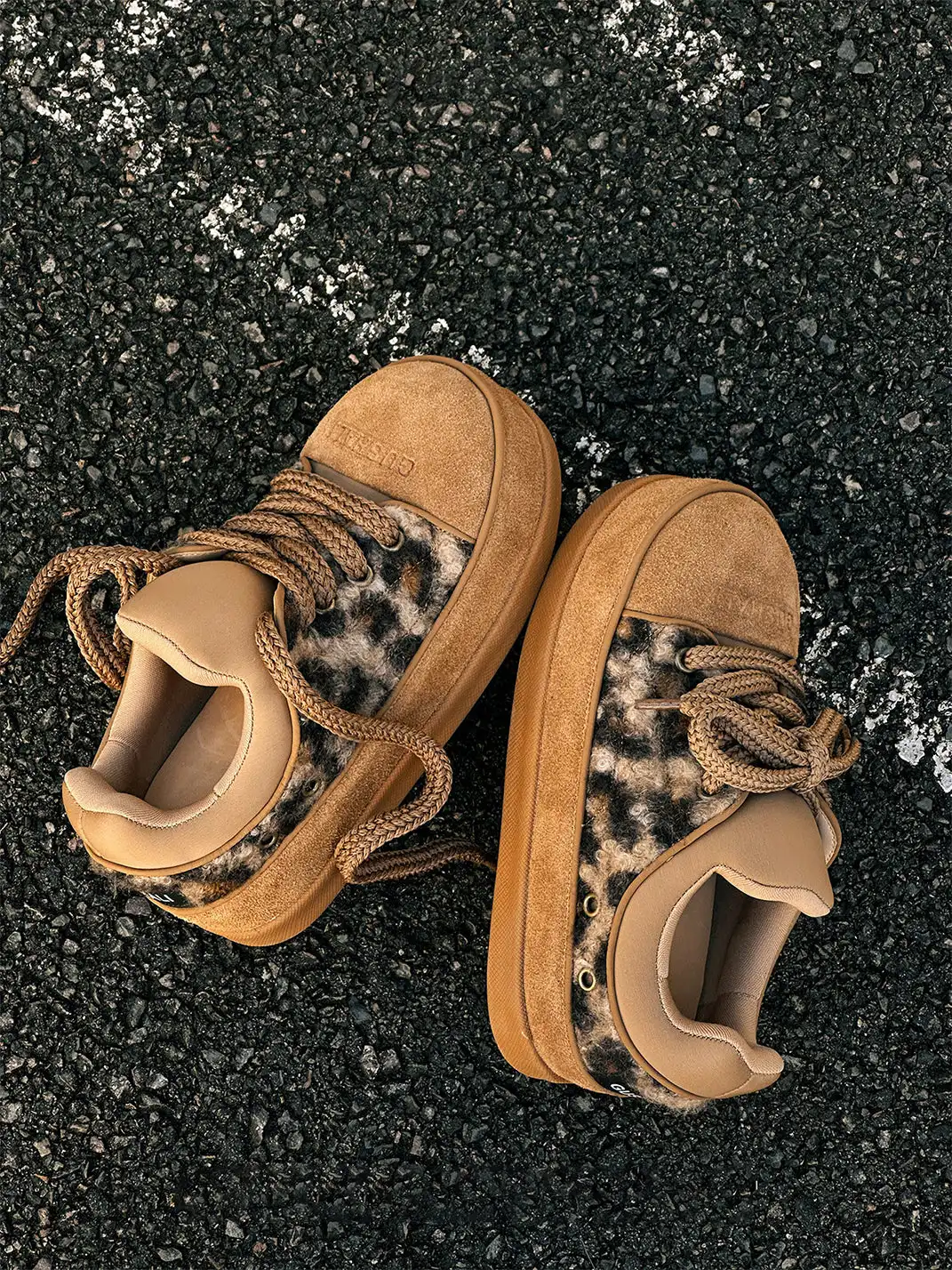 GSL | Platform Leopard Print Chunky Shoes
