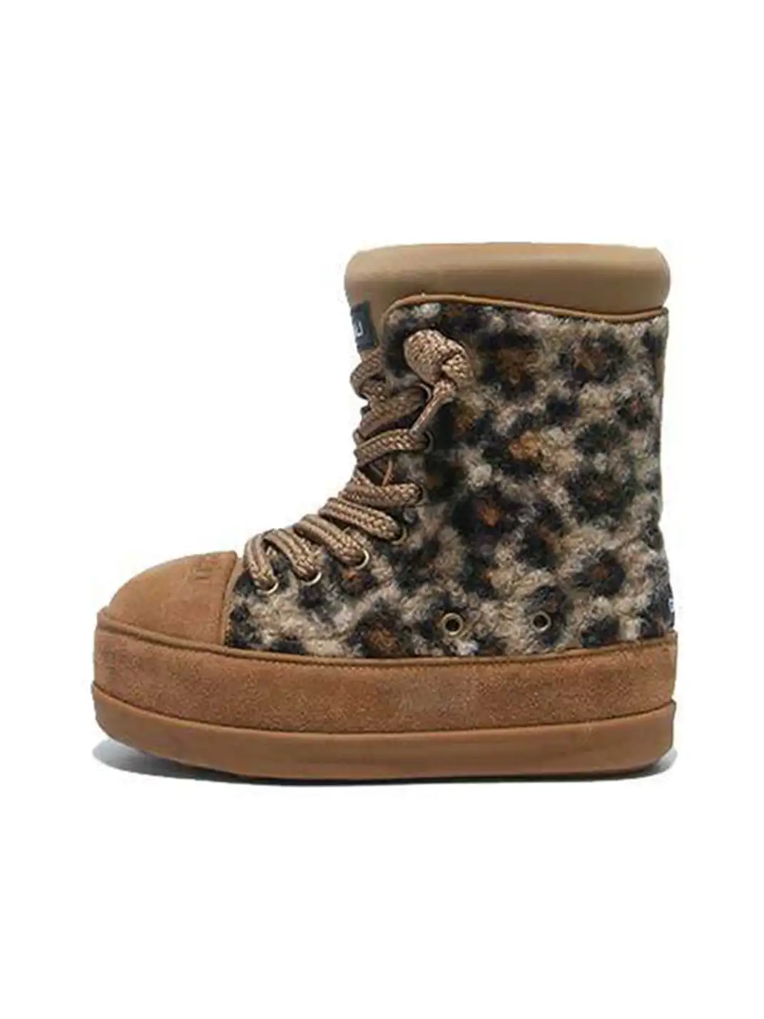 GSL | Leopard Print Platform Snow Boots