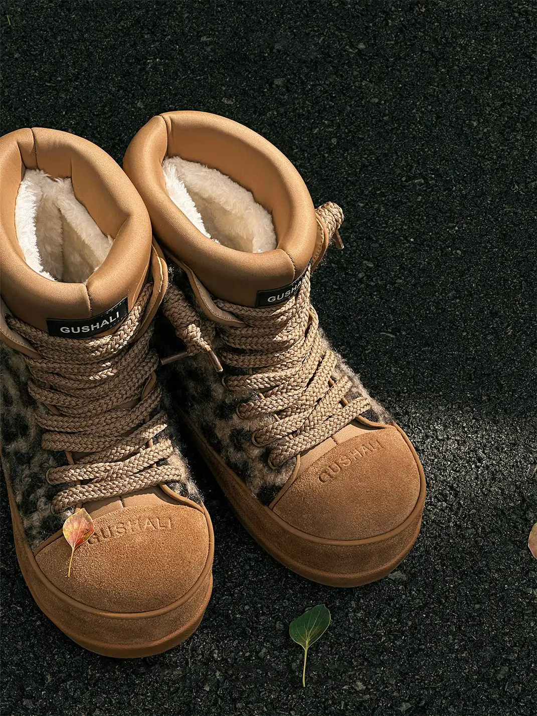 GSL | Leopard Print Platform Snow Boots