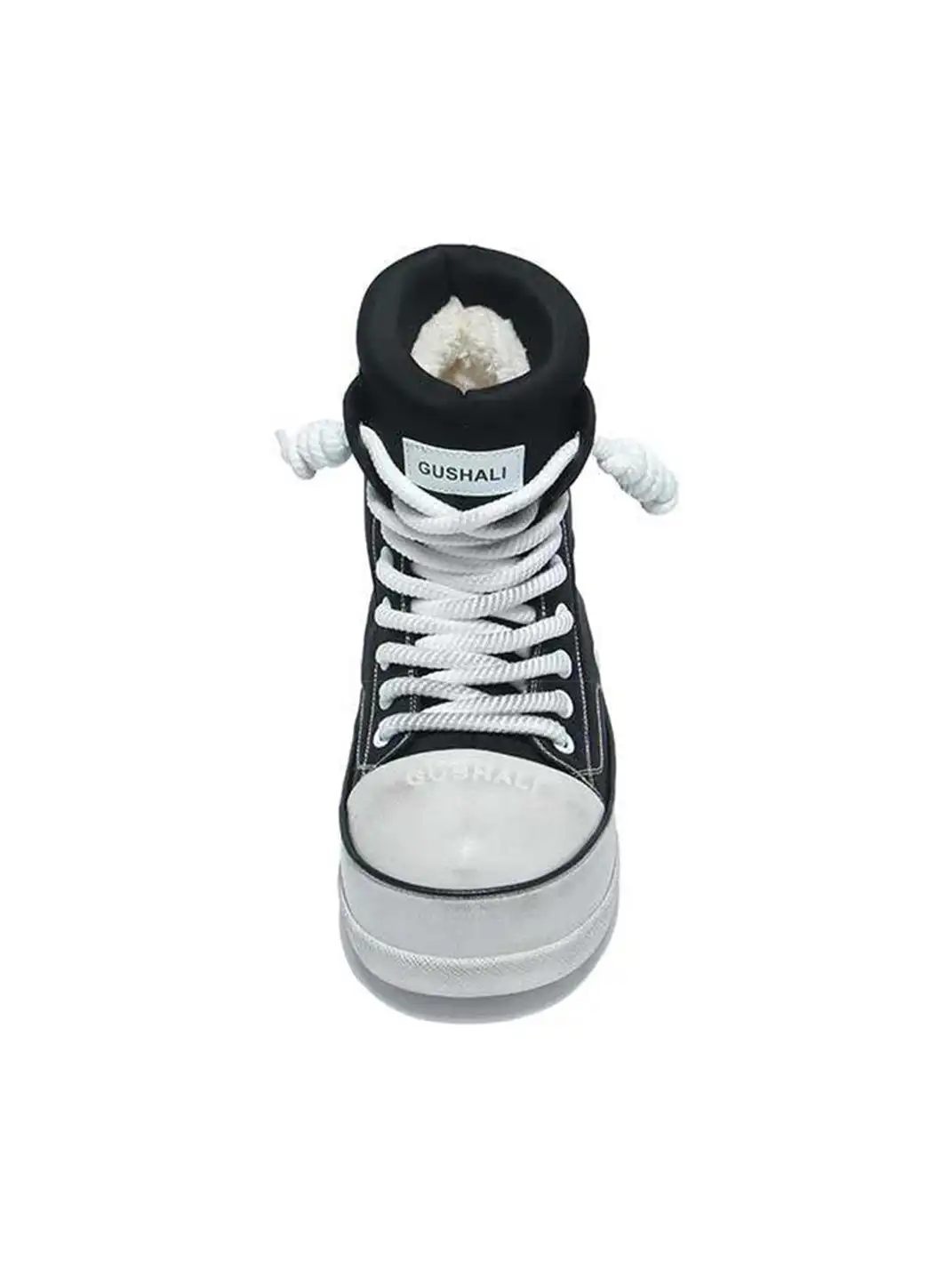 GSL | Shell Toe Platform Mid-Calf Boots-Black