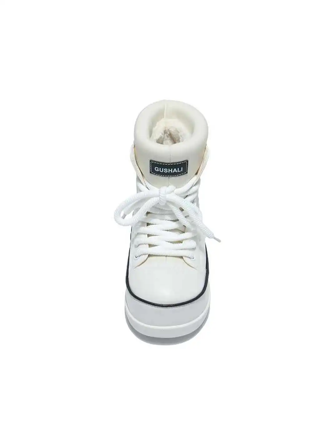 GSL | Shell Toe Platform Mid-Calf Boots-White