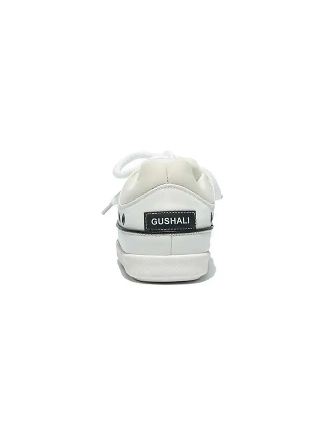GSL | Retro Distressed Platform Sneakers-White