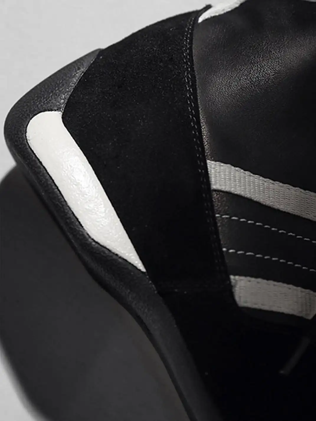 White Moose | Lace-Up Side Zip Ankle Boots-Black