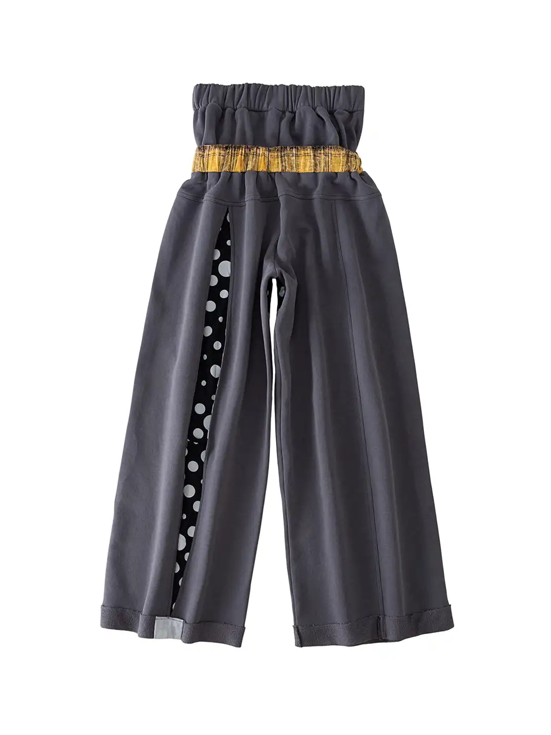 WrongSolution | "No Faith" Patchwork Low Waist Loose Pants