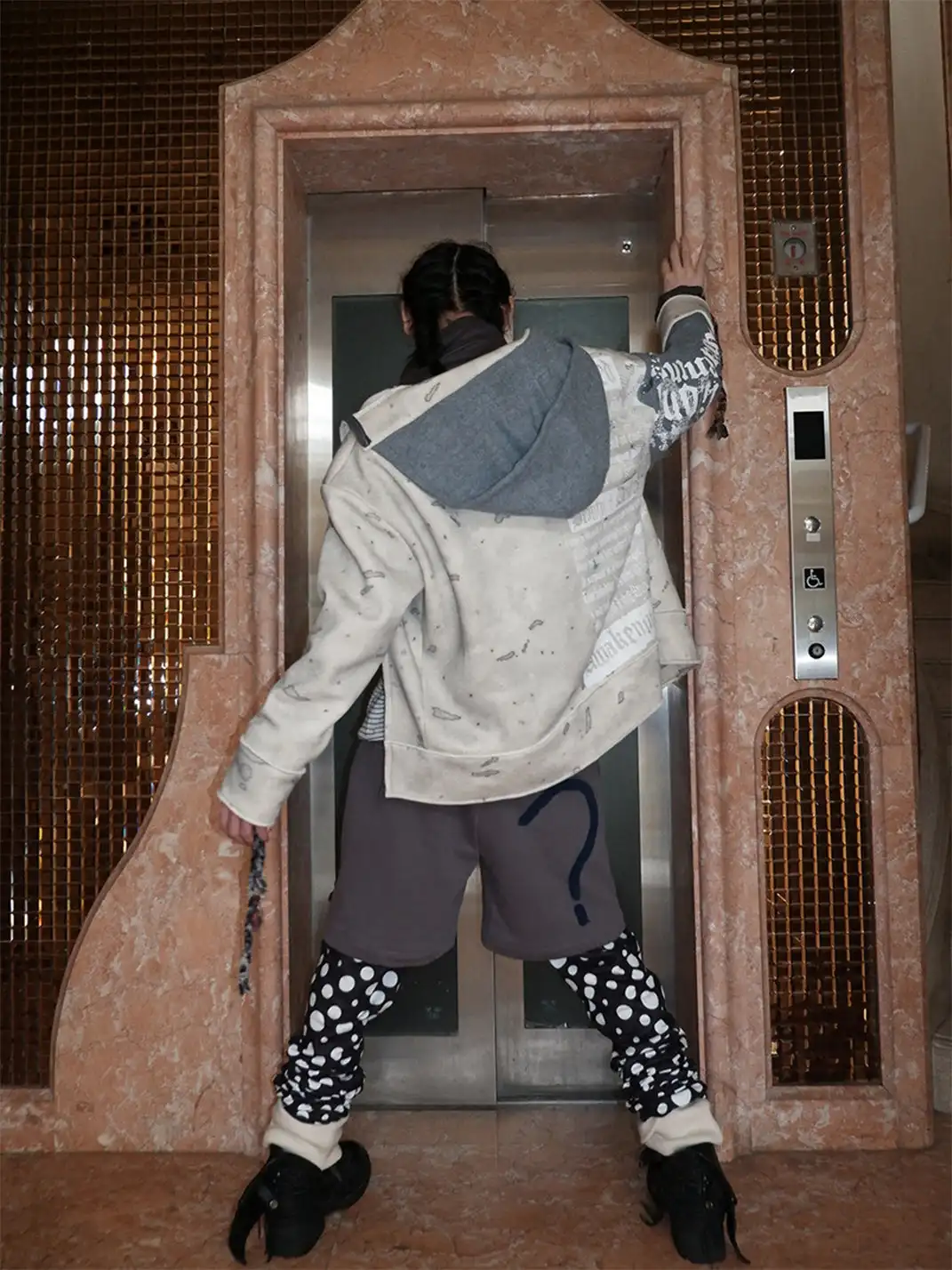 WrongSolution | White Knight Fleece Thick Jacket