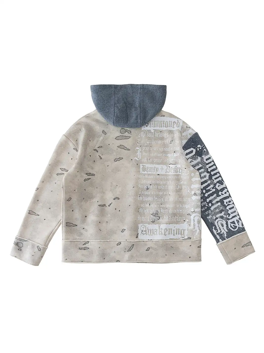WrongSolution | White Knight Fleece Thick Jacket
