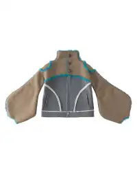 WrongSolution | "Silence Is Violence" One-Piece Patchwork Fur Coat