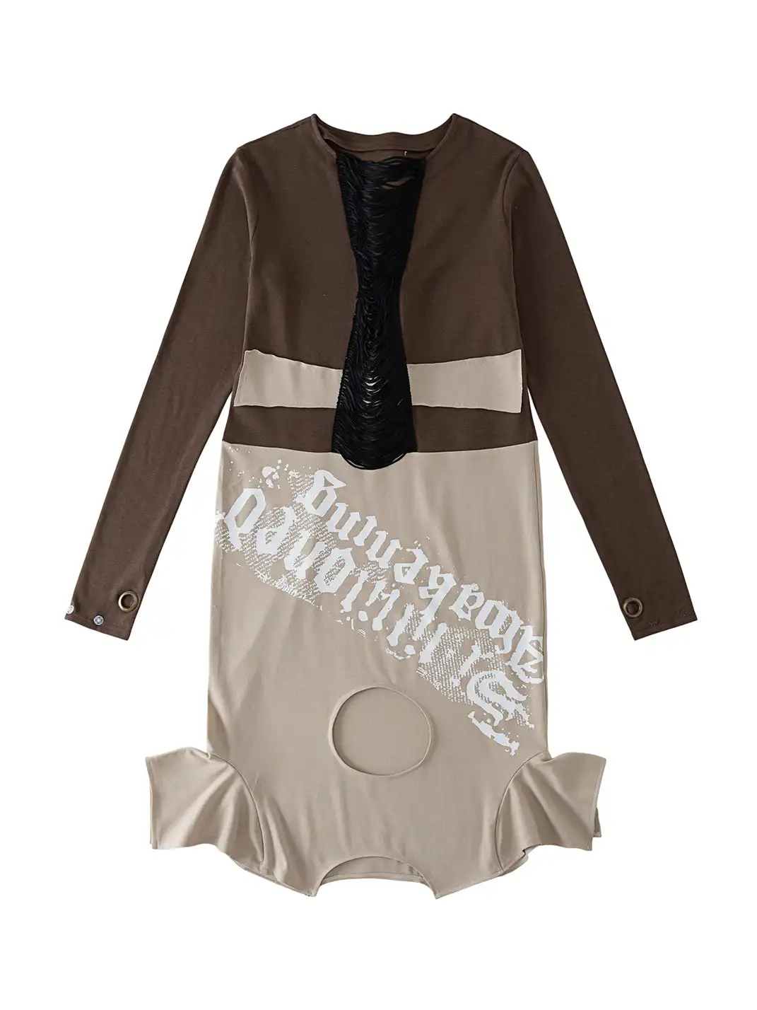 WrongSolution | Printed Restrictive Multi-Wear Transformation Dress