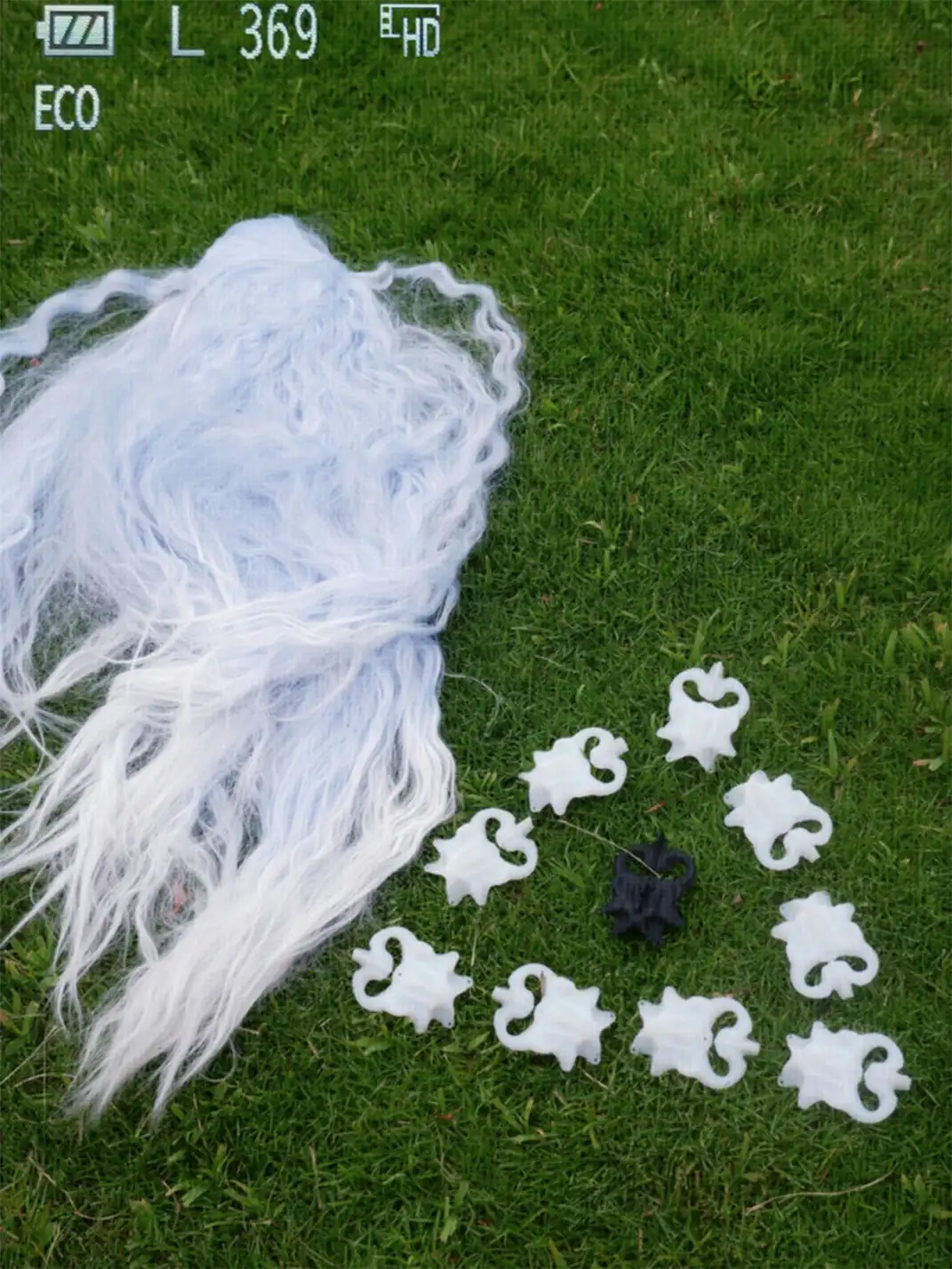 WrongSolution | "Coccyx Guardian" 3D Print Skeleton Hair Clip