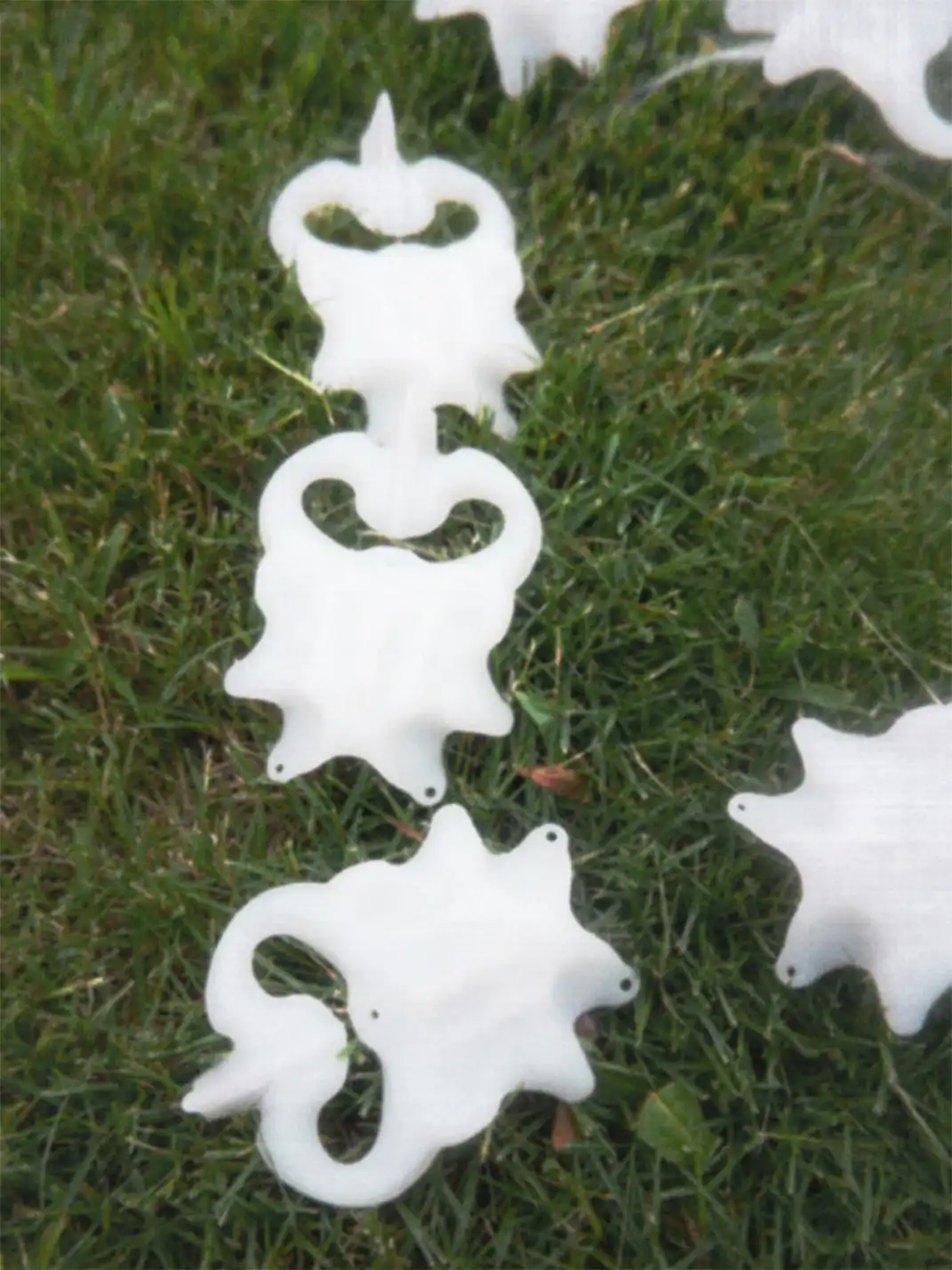 WrongSolution | "Coccyx Guardian" 3D Print Skeleton Hair Clip