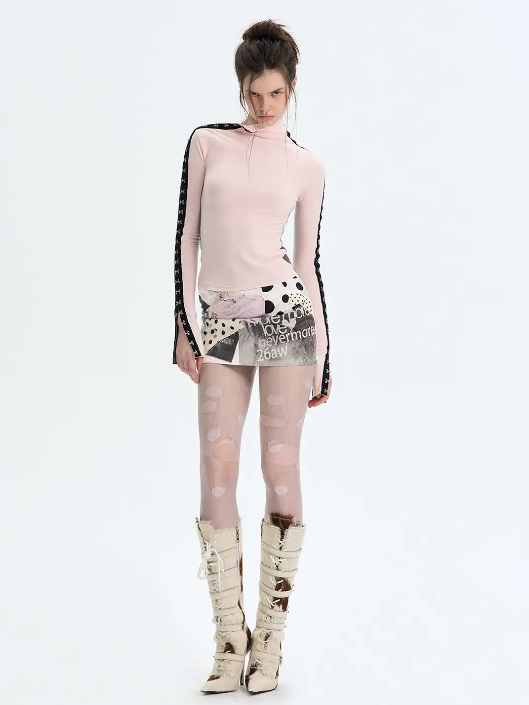 The NeverMore | Reversible Turtleneck Brushed Base Layer