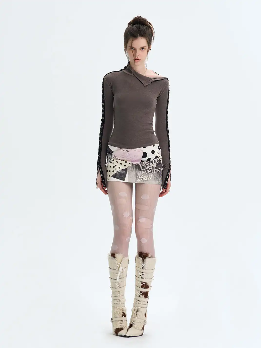 The NeverMore | Reversible Turtleneck Brushed Base Layer