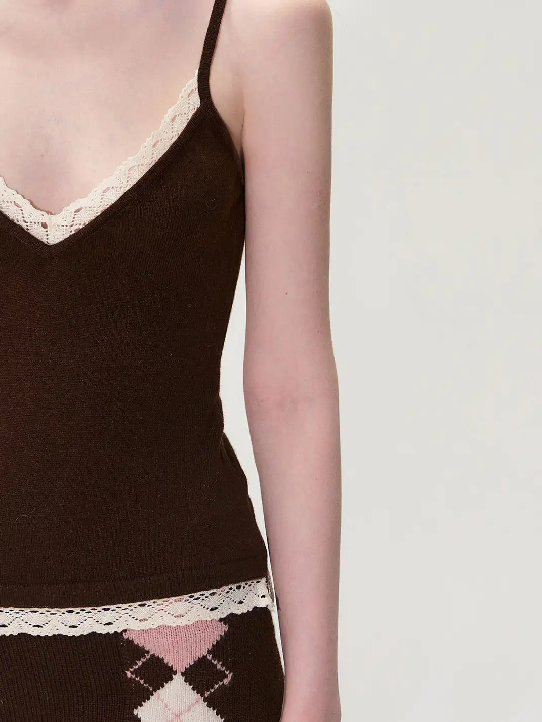 The NeverMore | Knitted Camisole Shorts Cardigan Set