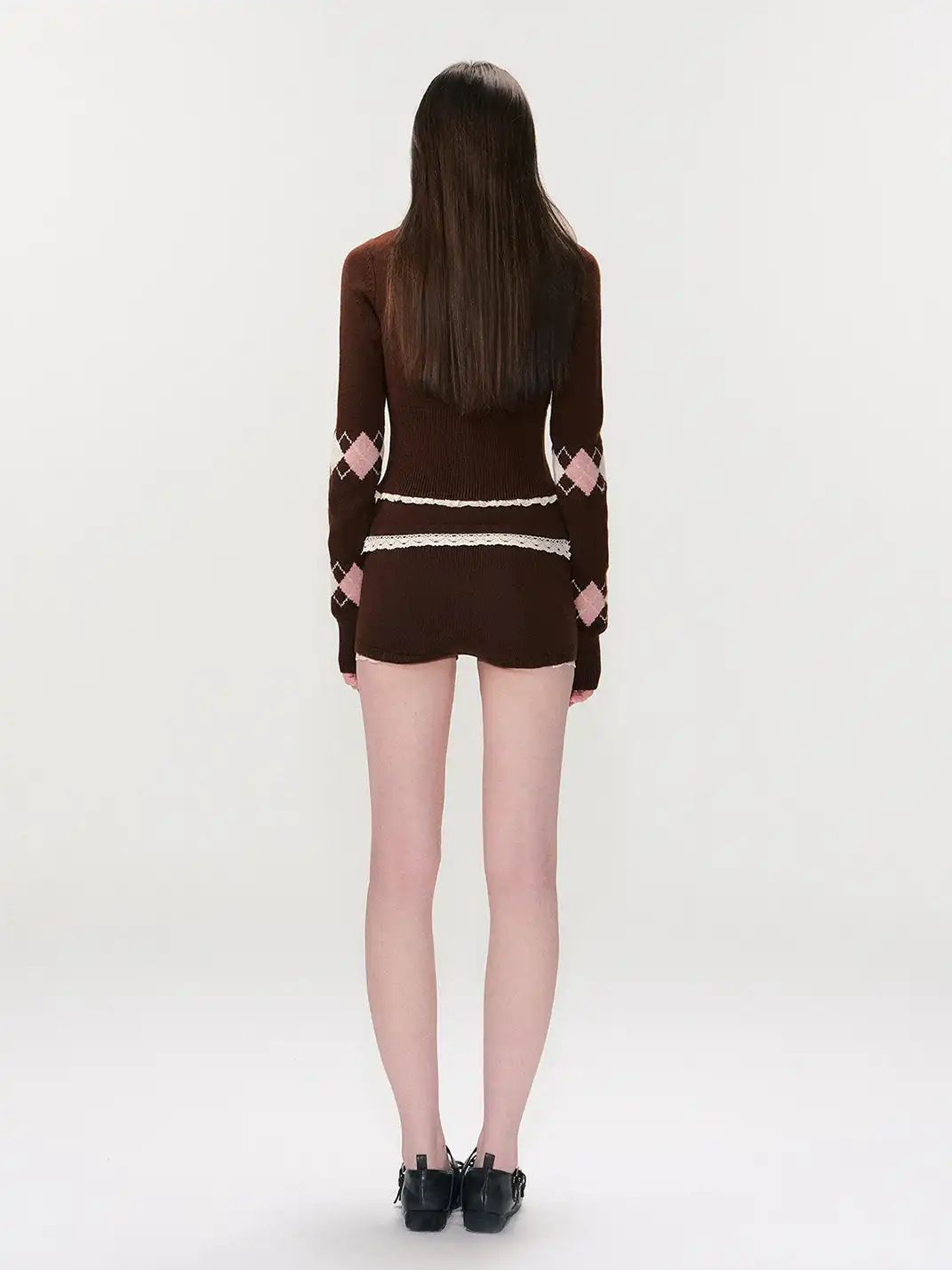 The NeverMore | Knitted Camisole Shorts Cardigan Set