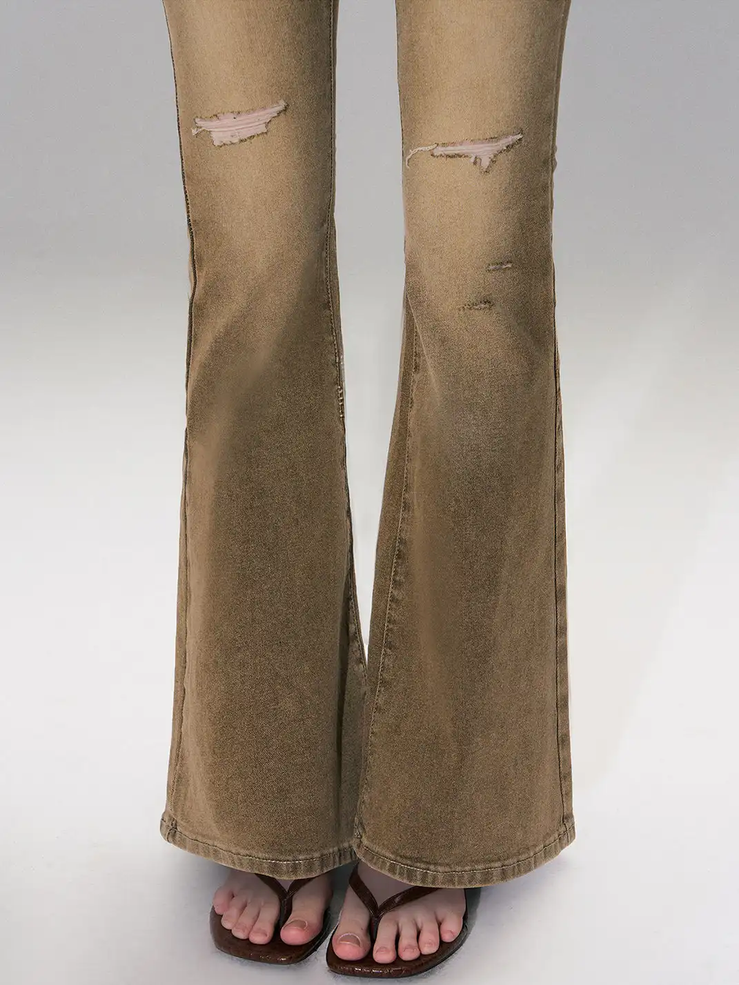 The NeverMore | Heavy-Duty Distressed Washed Ripped Jeans