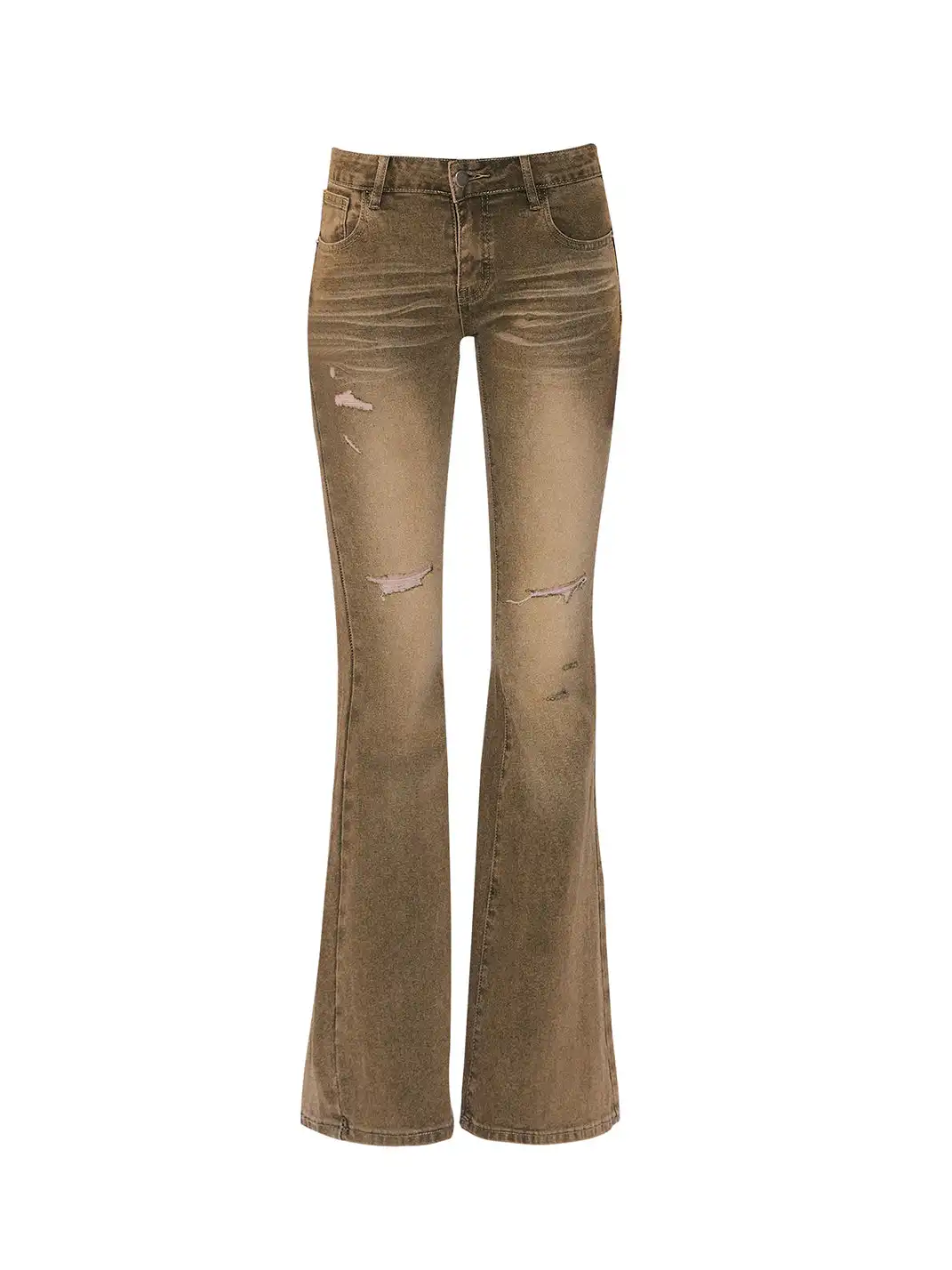 The NeverMore | Heavy-Duty Distressed Washed Ripped Jeans