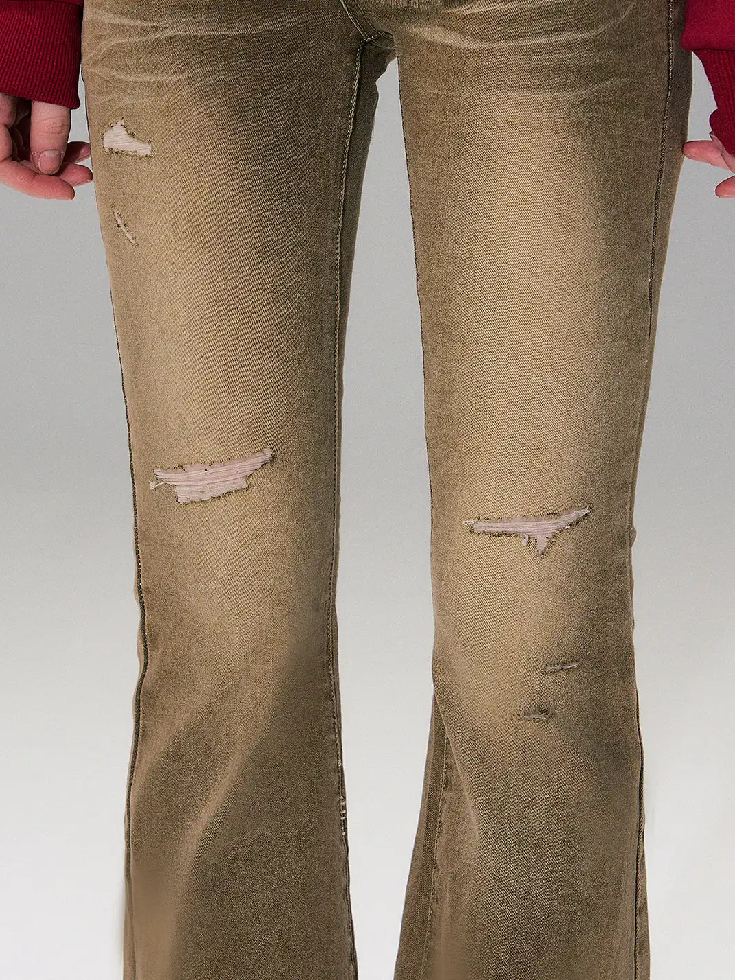 The NeverMore | Heavy-Duty Distressed Washed Ripped Jeans