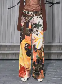 The NeverMore | All-Over Print Casual Pants