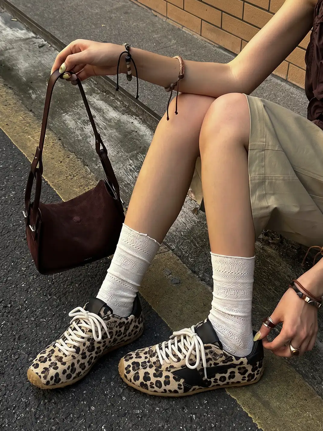 OLDMEOW | Leopard Print German Training Shoes