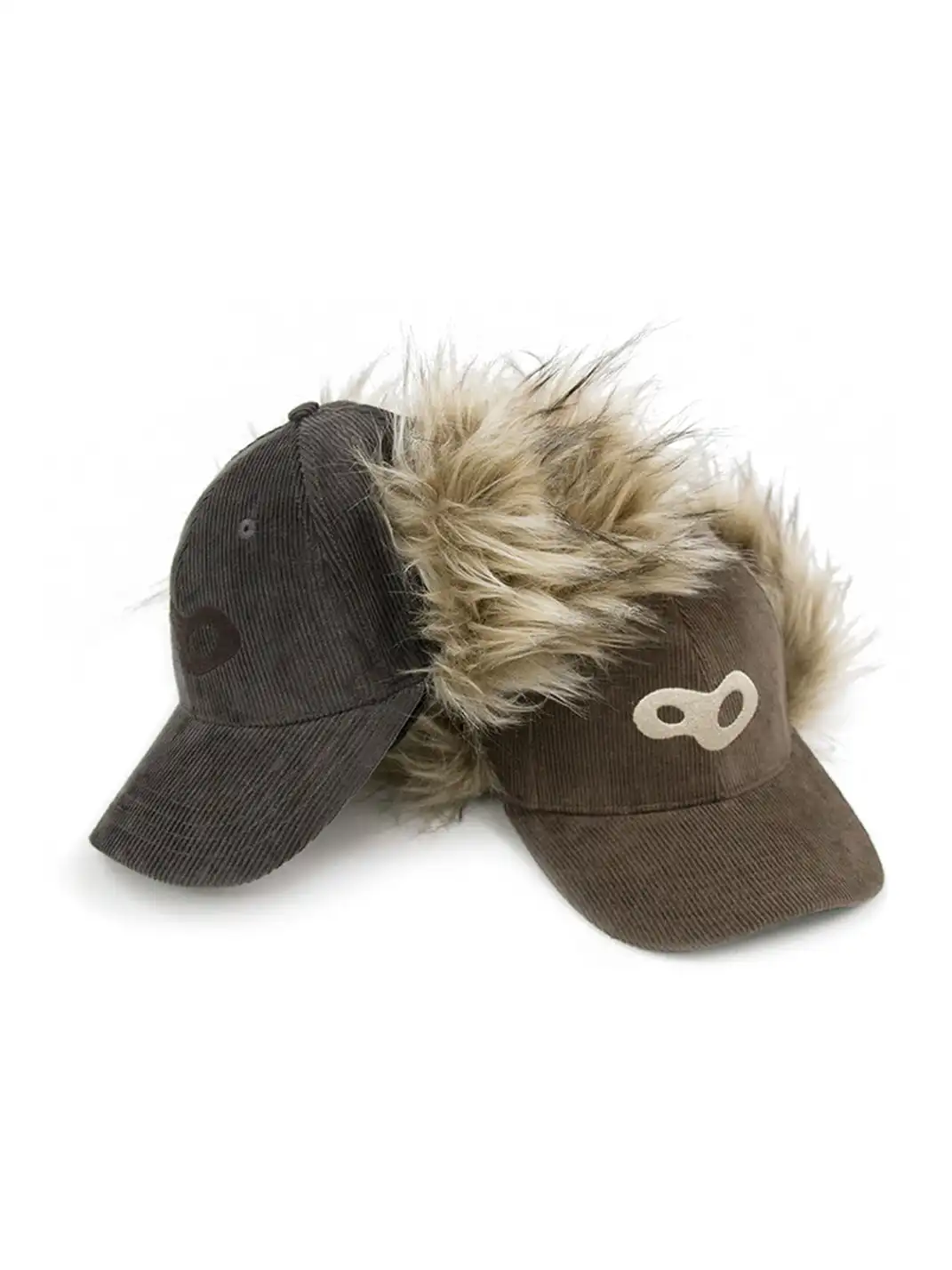 RELABEL | Faux-Fur Earflaps Corduroy Cap
