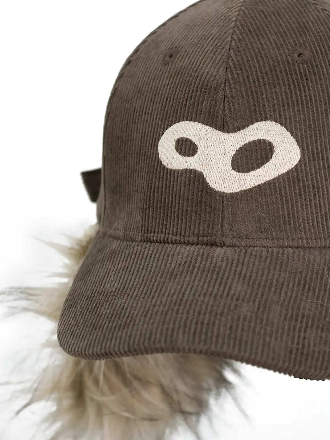 RELABEL | Faux-Fur Earflaps Corduroy Cap