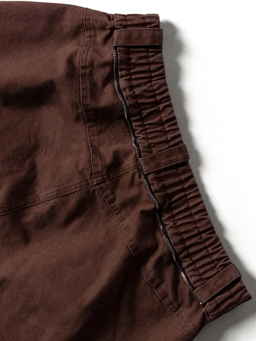 RELABEL | Multi-Pocket Detachable Scarf Distressed Cargo