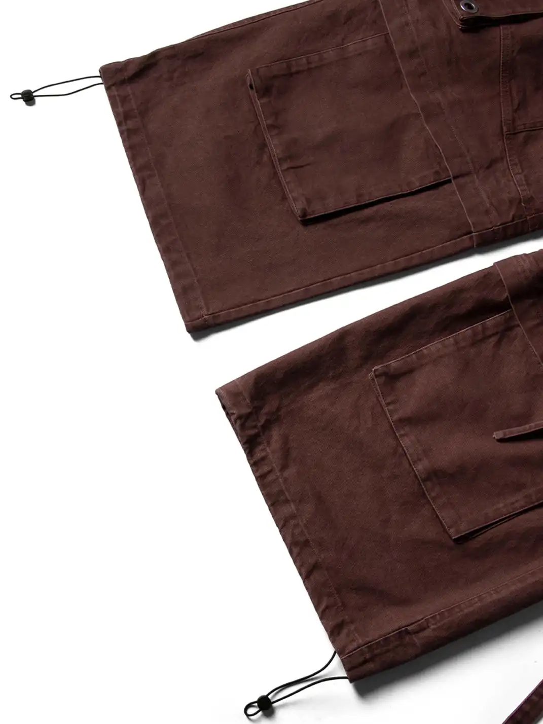 RELABEL | Multi-Pocket Detachable Scarf Distressed Cargo