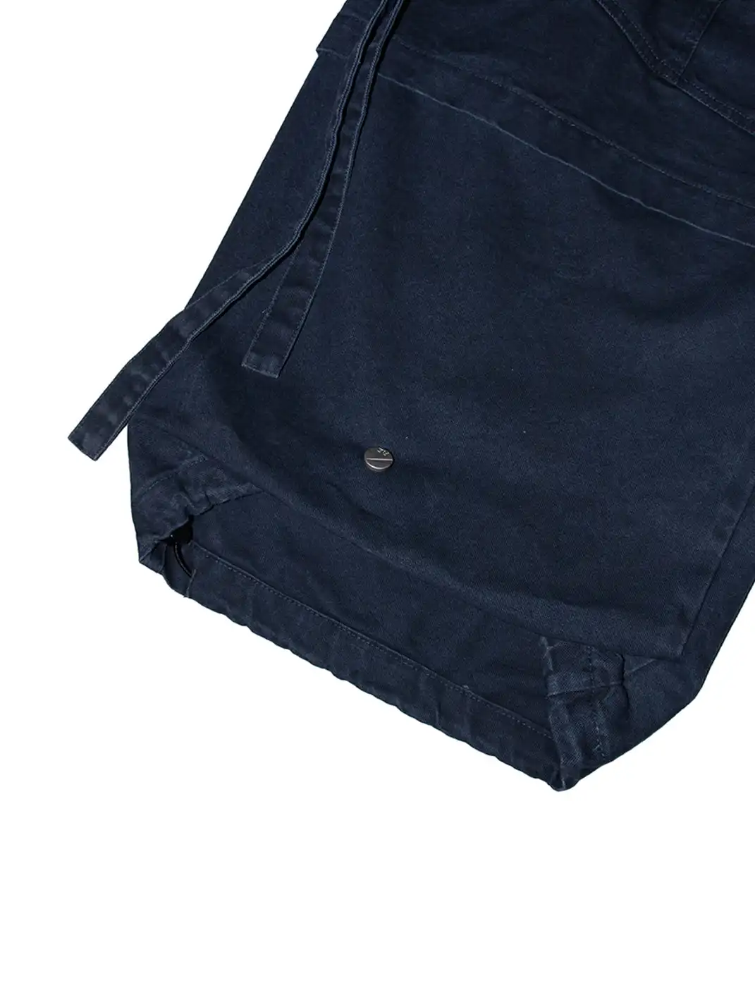 RELABEL | Multi-Pocket Detachable Scarf Distressed Cargo