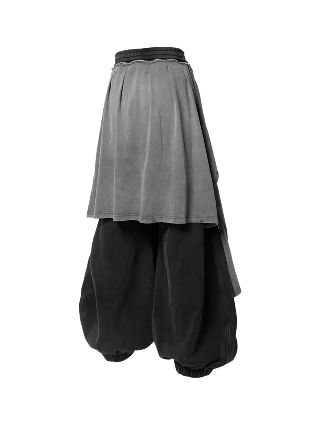 RELABEL | Detachable Back Flap Draped Balloon Pants