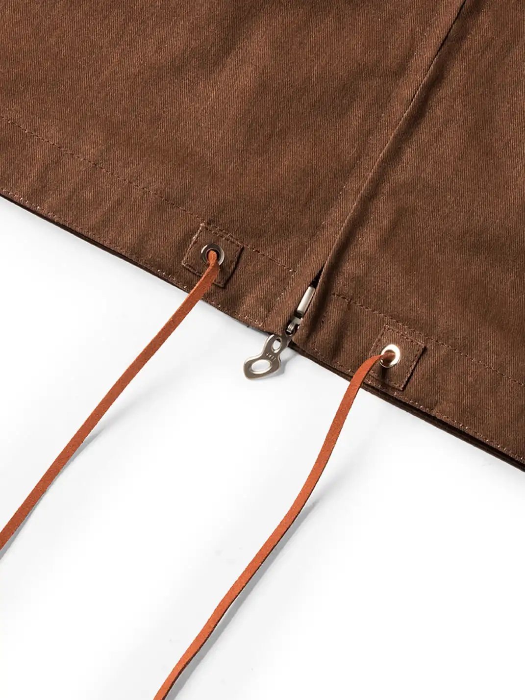 RELABEL | Detachable Faux Fur Collar Drawstring Jacket