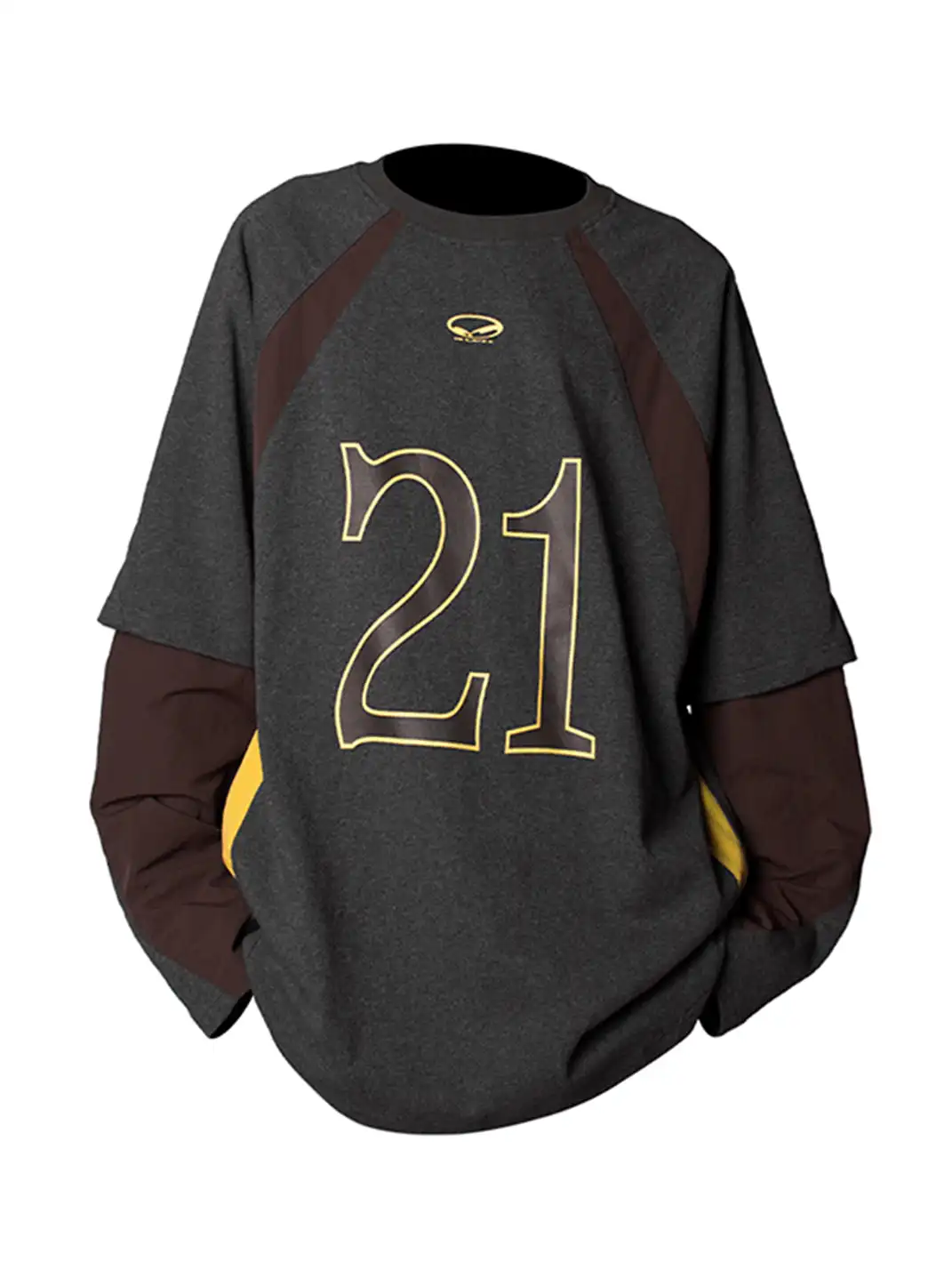RELABEL | No.21 Spliced Layered Long-Sleeve Tee