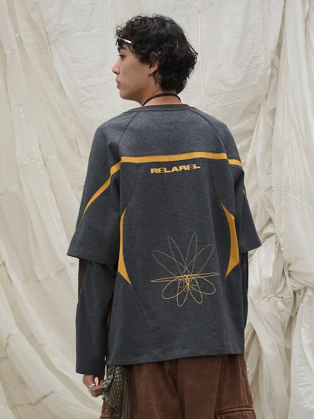 RELABEL | No.21 Spliced Layered Long-Sleeve Tee