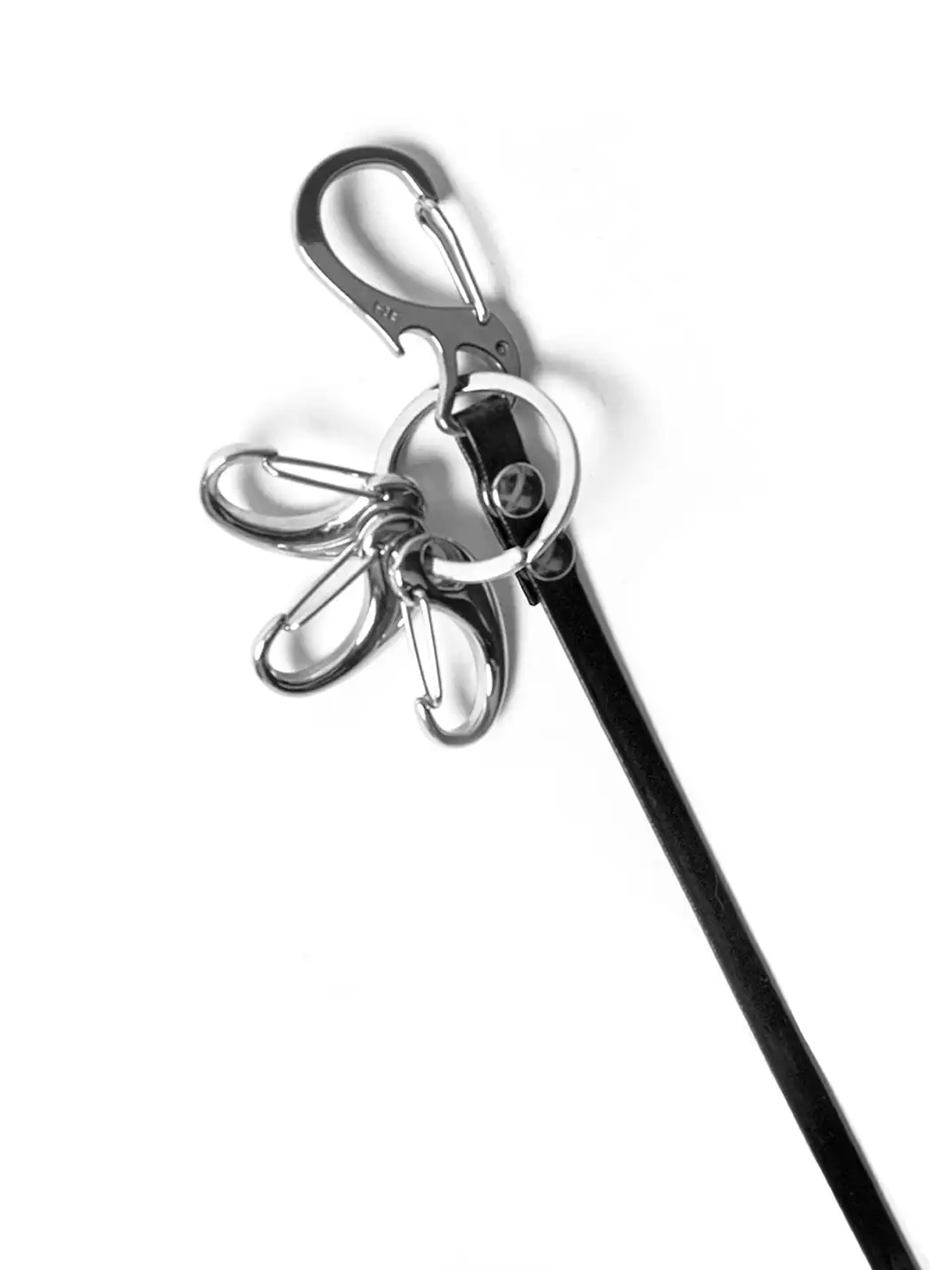 RELABEL | Multi-Hook Leather Keychain Lanyard