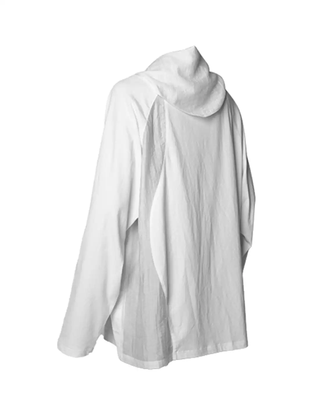 RELABEL | Color-Blocked Distressed Scarf Long-Sleeved Top