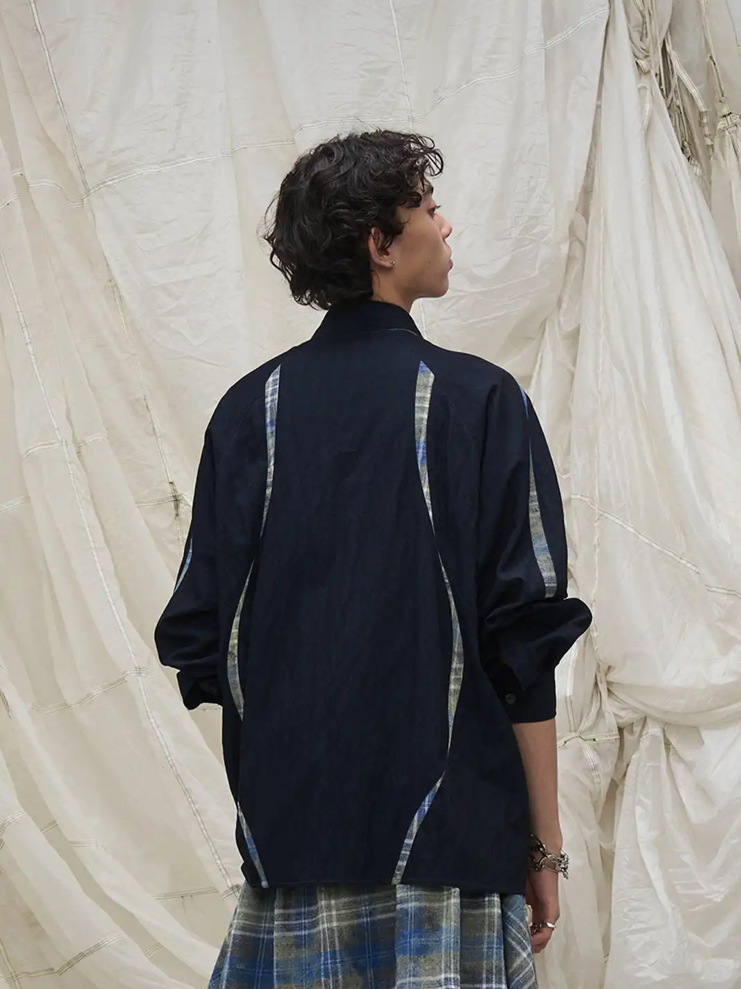 RELABEL | Curved Panel Shirt