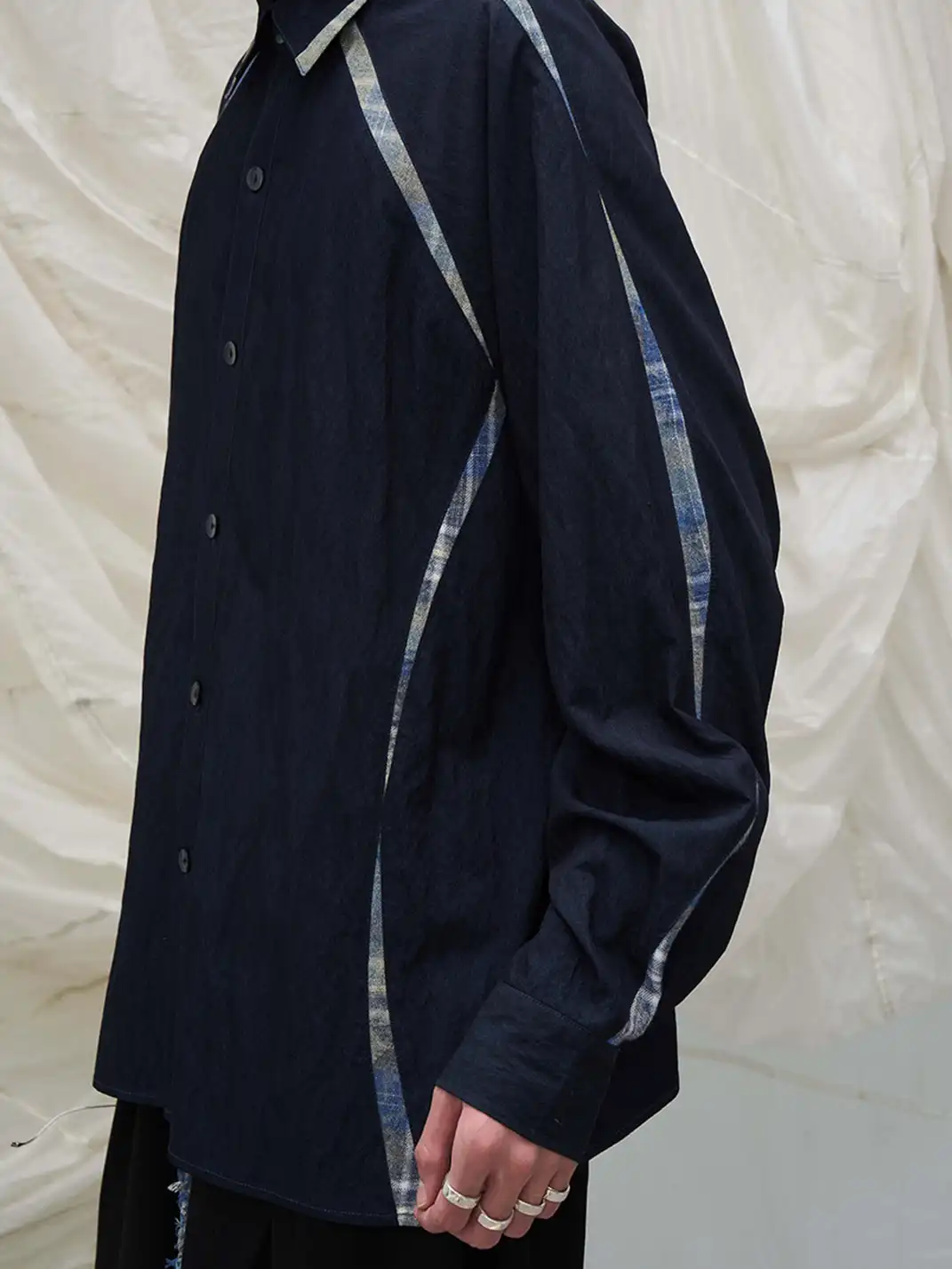 RELABEL | Curved Panel Shirt