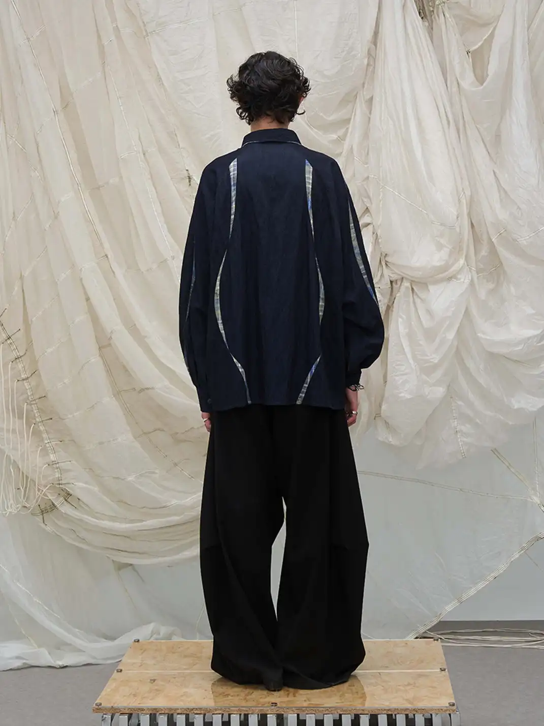 RELABEL | Curved Panel Shirt