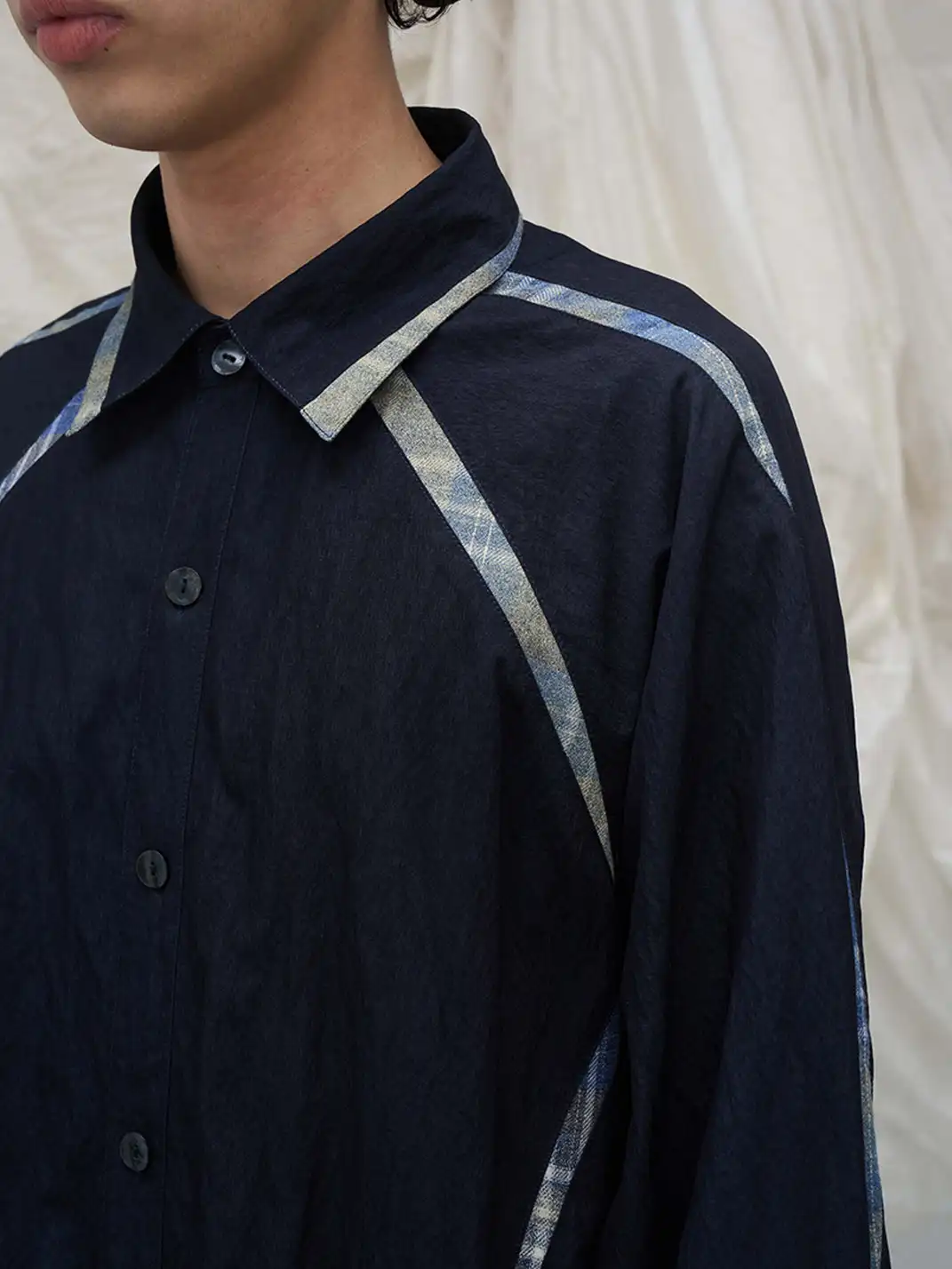 RELABEL | Curved Panel Shirt