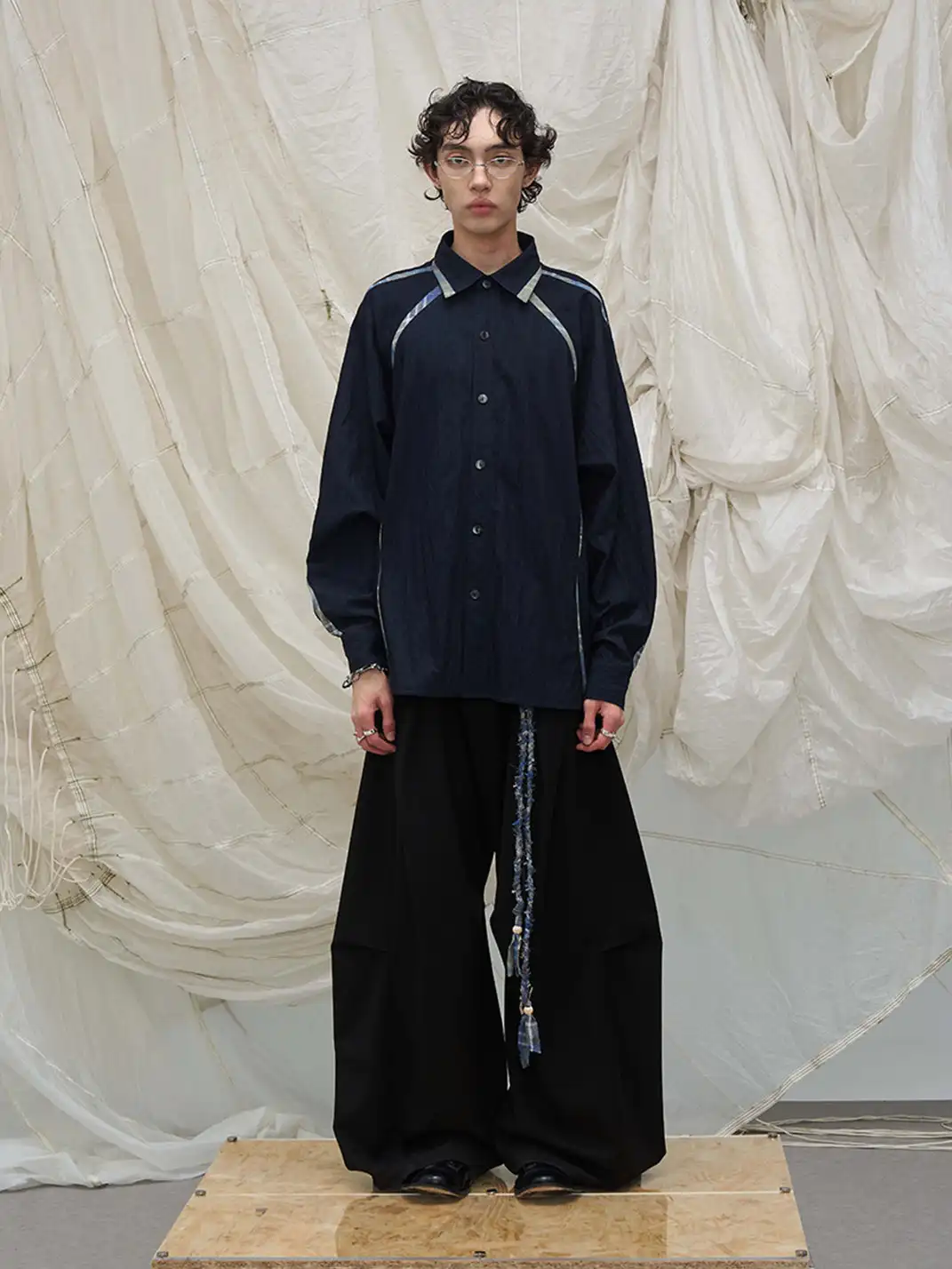 RELABEL | Curved Panel Shirt