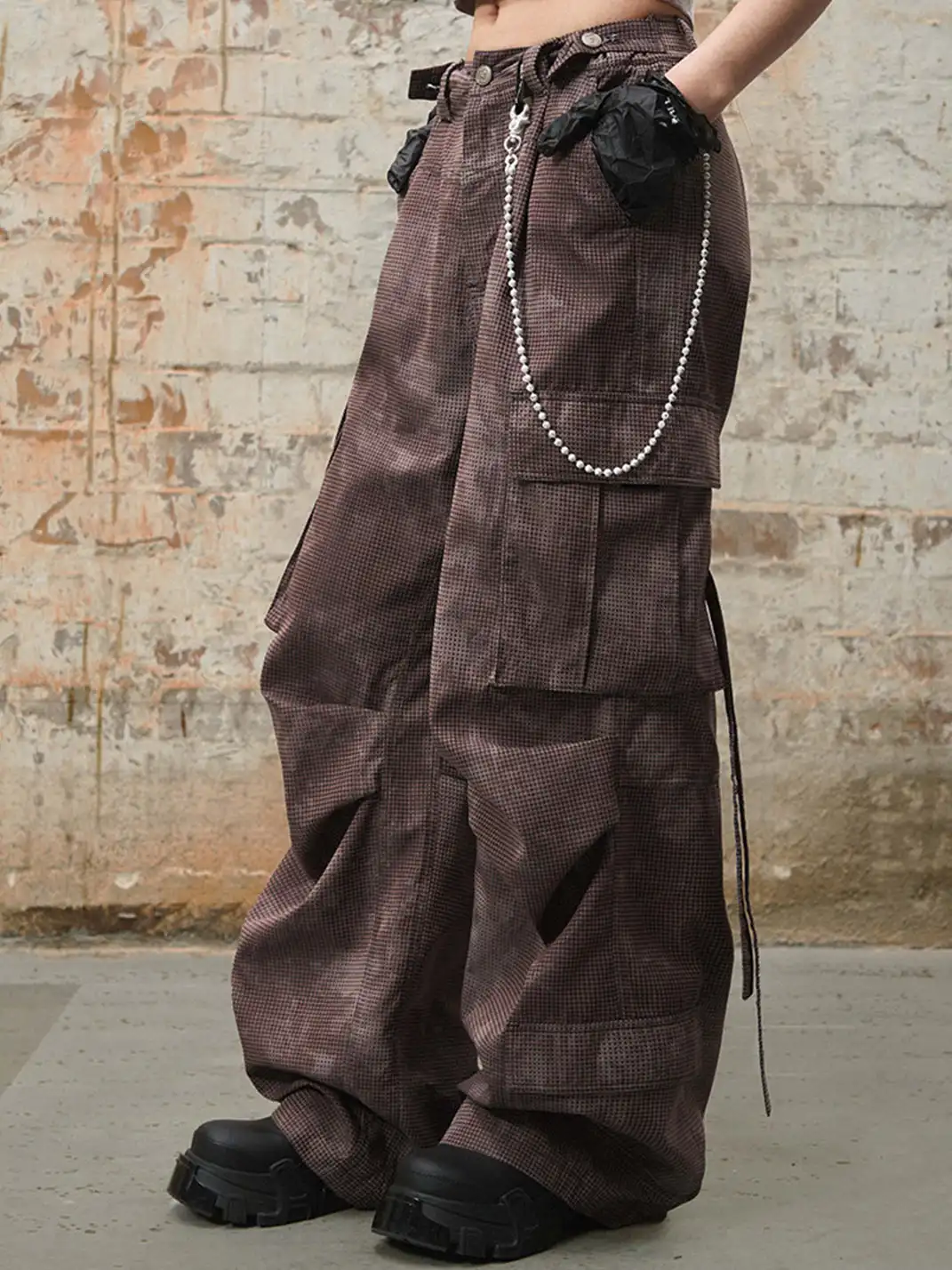 RELABEL | Handmade Distressed Beaded Trouser Chain