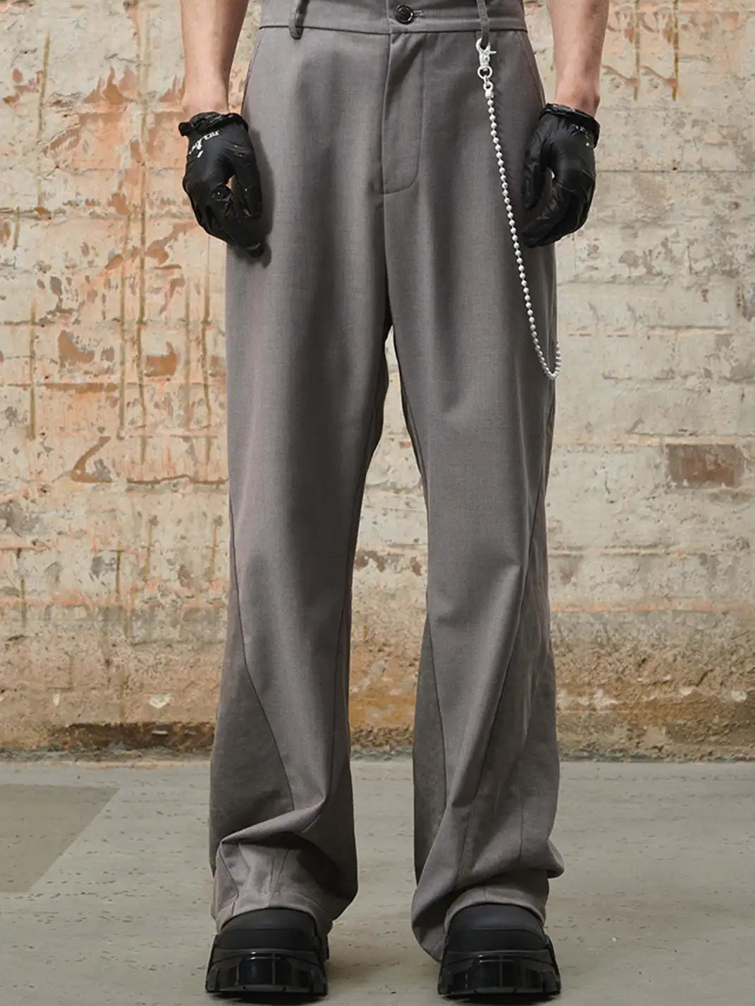 RELABEL | Handmade Distressed Beaded Trouser Chain