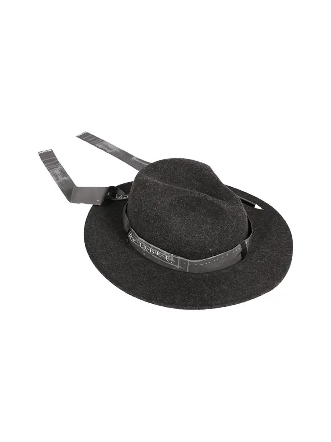 RELABEL | Wool Felt Detachable Silk-Scarf Fedora Hat