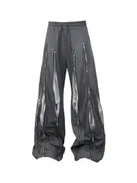 RELABEL | Multi-Zipper Adjustable Sweatpants
