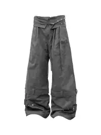RELABEL | Multi-Belt Adjustable Workwear Casual Pants