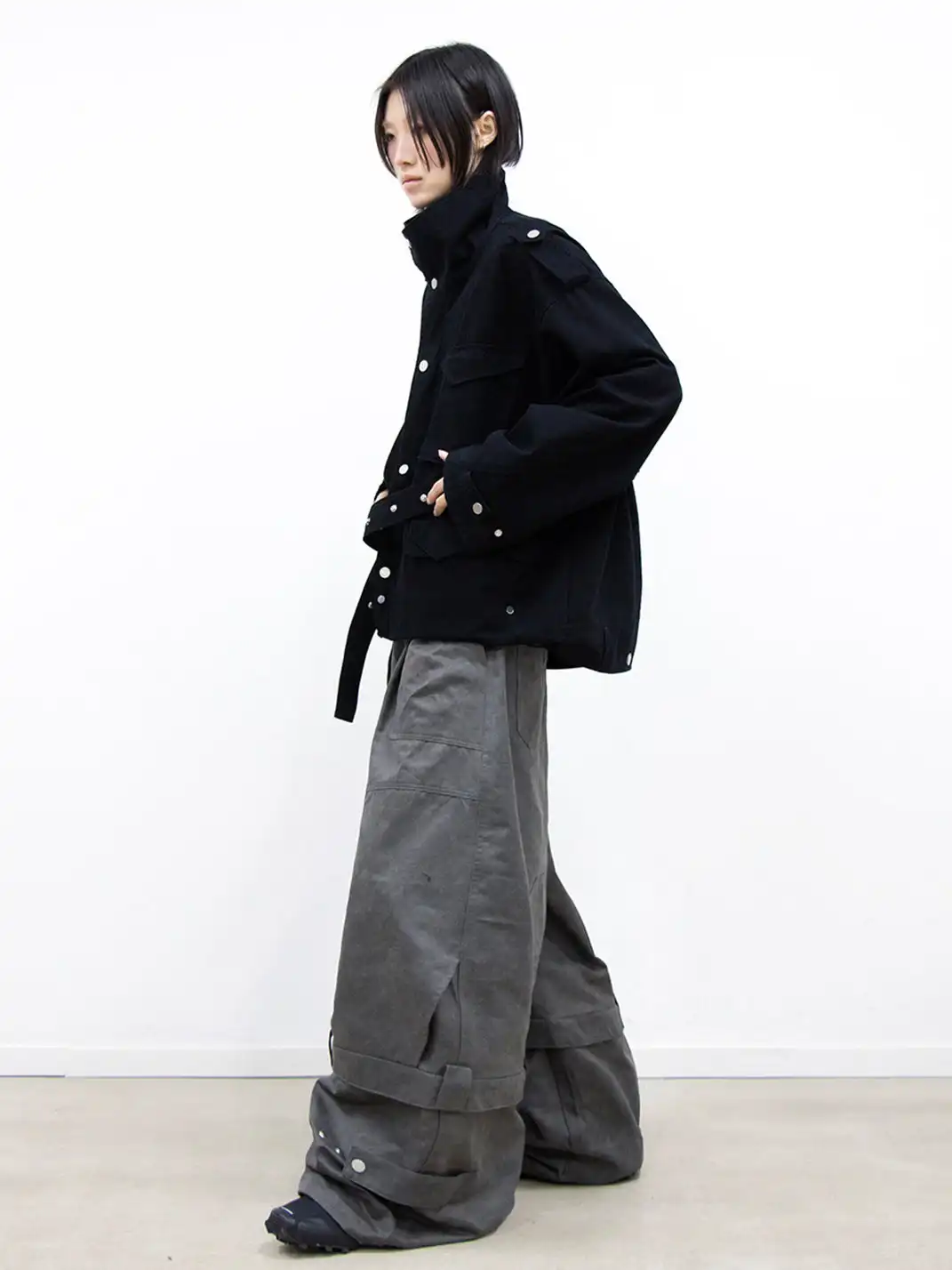 RELABEL | Multi-Belt Adjustable Workwear Casual Pants