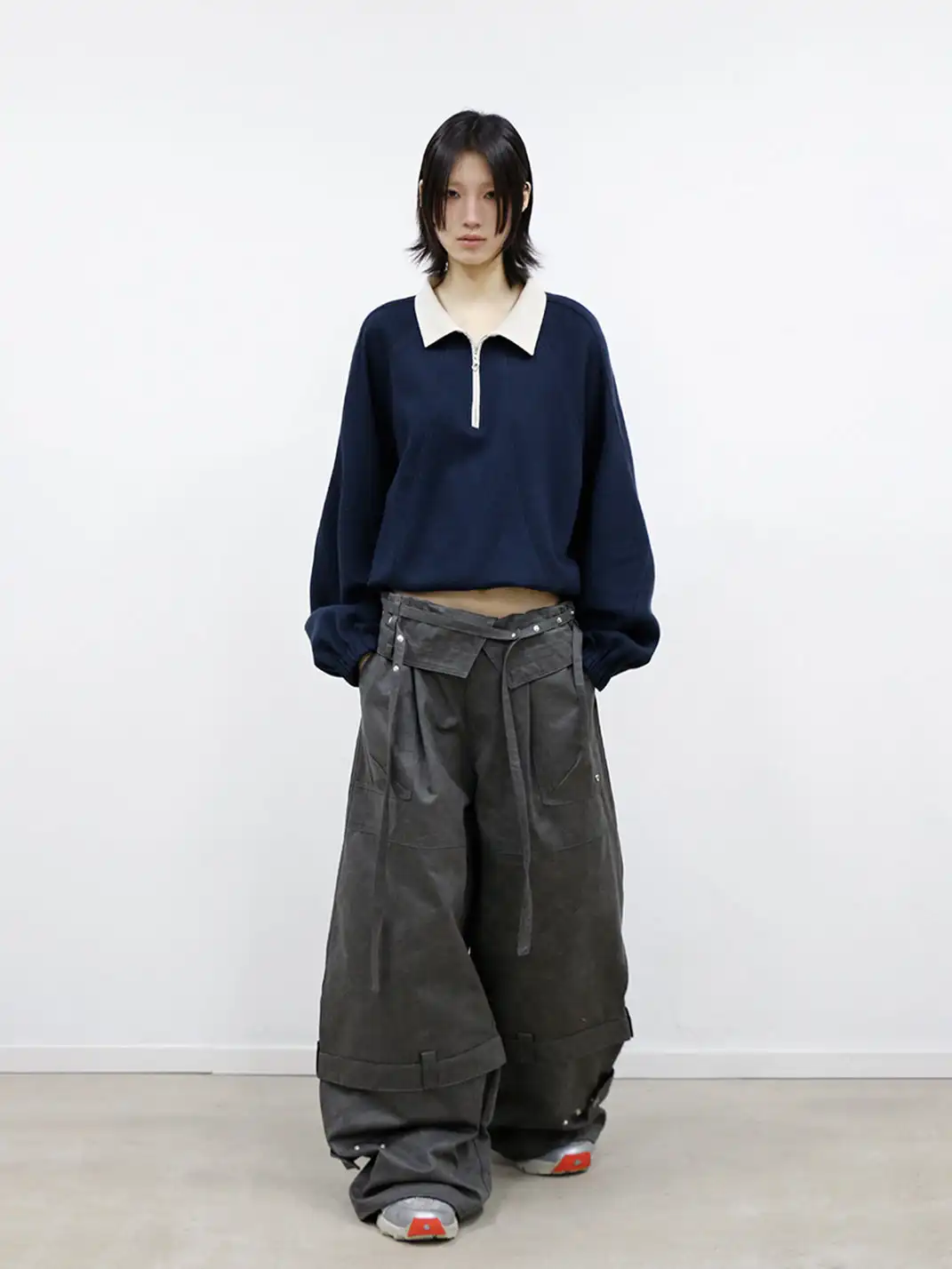 RELABEL | Multi-Belt Adjustable Workwear Casual Pants